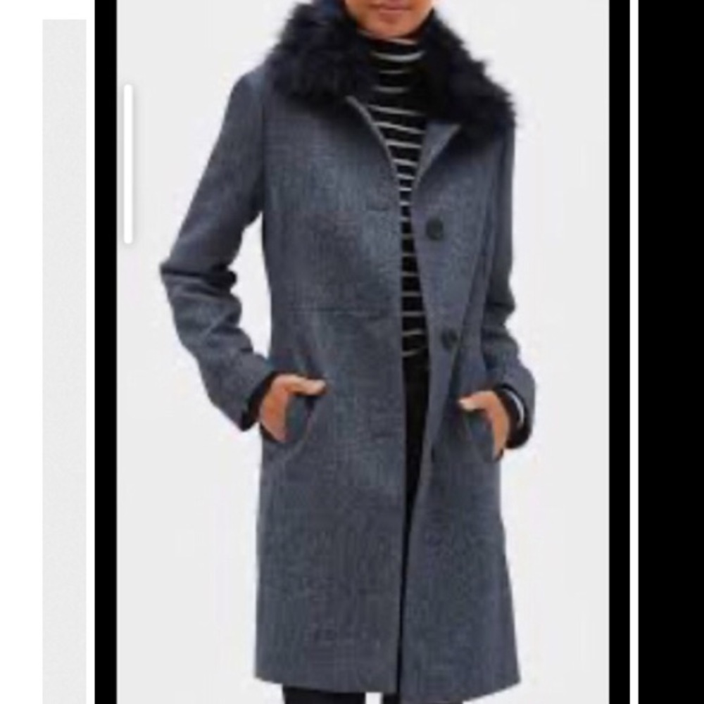 NEW Banana Republic Faux Fur
